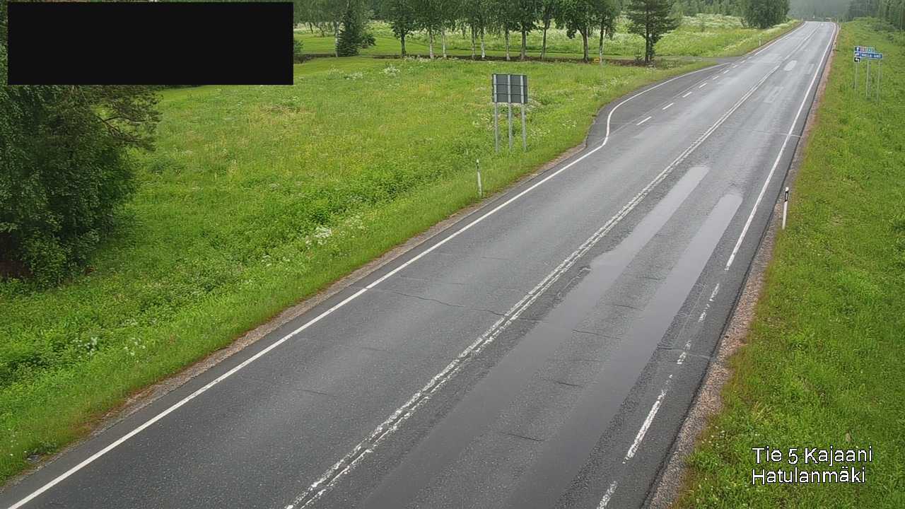 Weather Camera Image Väg 5 Kajanus, Hatulanmäki, Kajaani, Kainuu