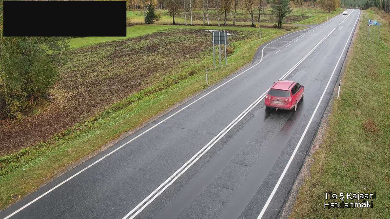 Weather Camera Image Väg 5 Kajanus, Hatulanmäki, Kajaani, Kainuu