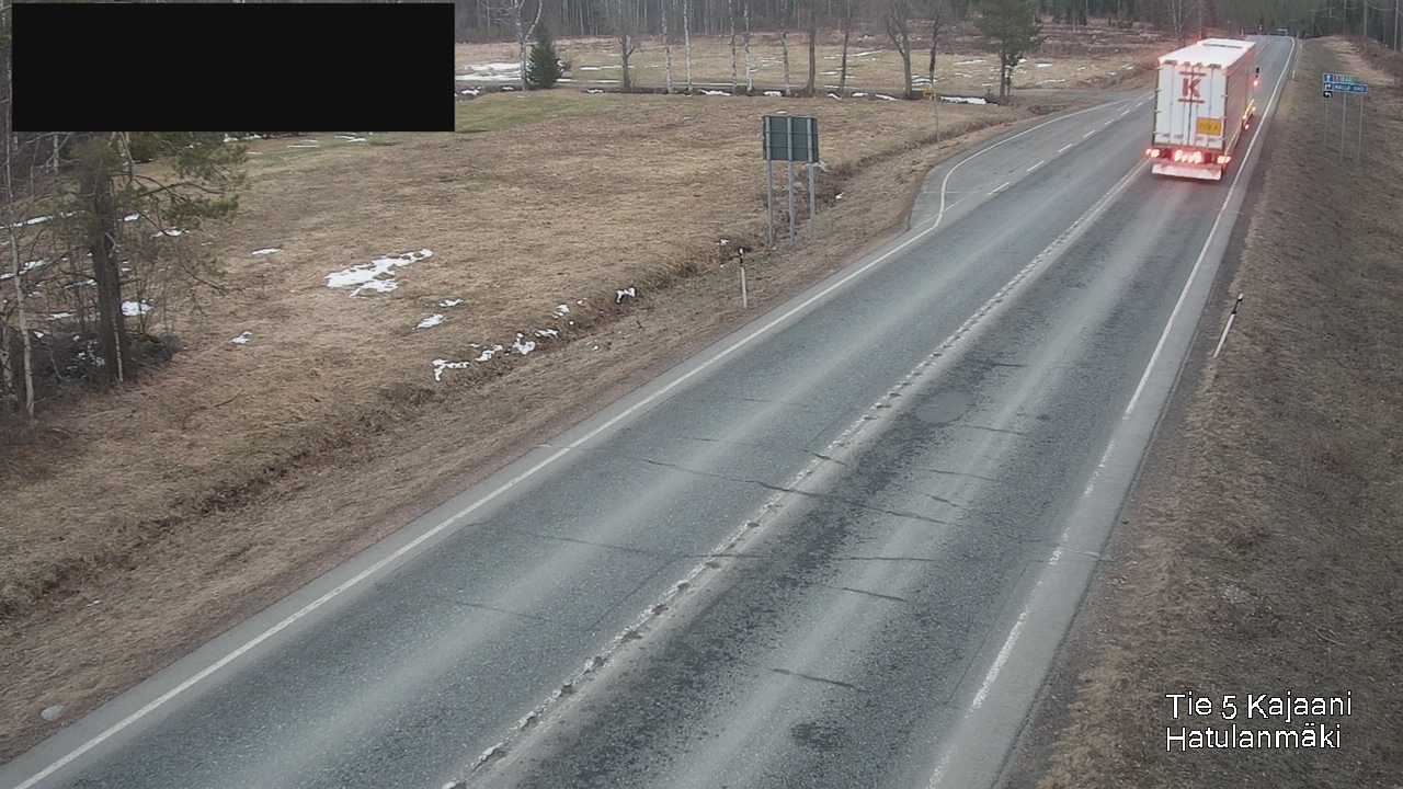 Weather Camera Image Väg 5 Kajanus, Hatulanmäki, Kajaani, Kainuu