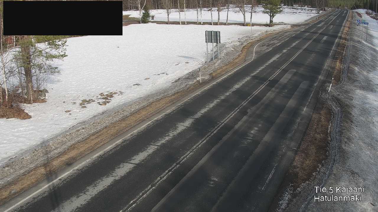 Weather Camera Image Väg 5 Kajanus, Hatulanmäki, Kajaani, Kainuu