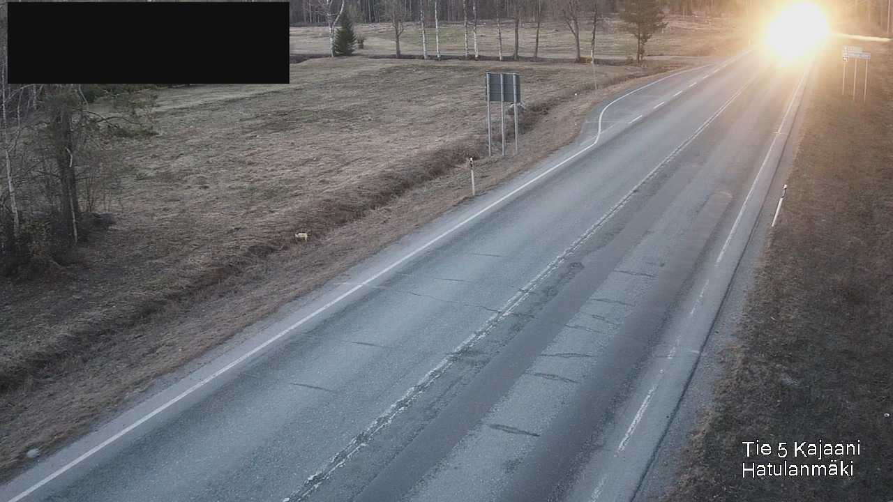 Weather Camera Image Road 5 Kajaani, Hatulanmäki, Kajaani, Kainuu