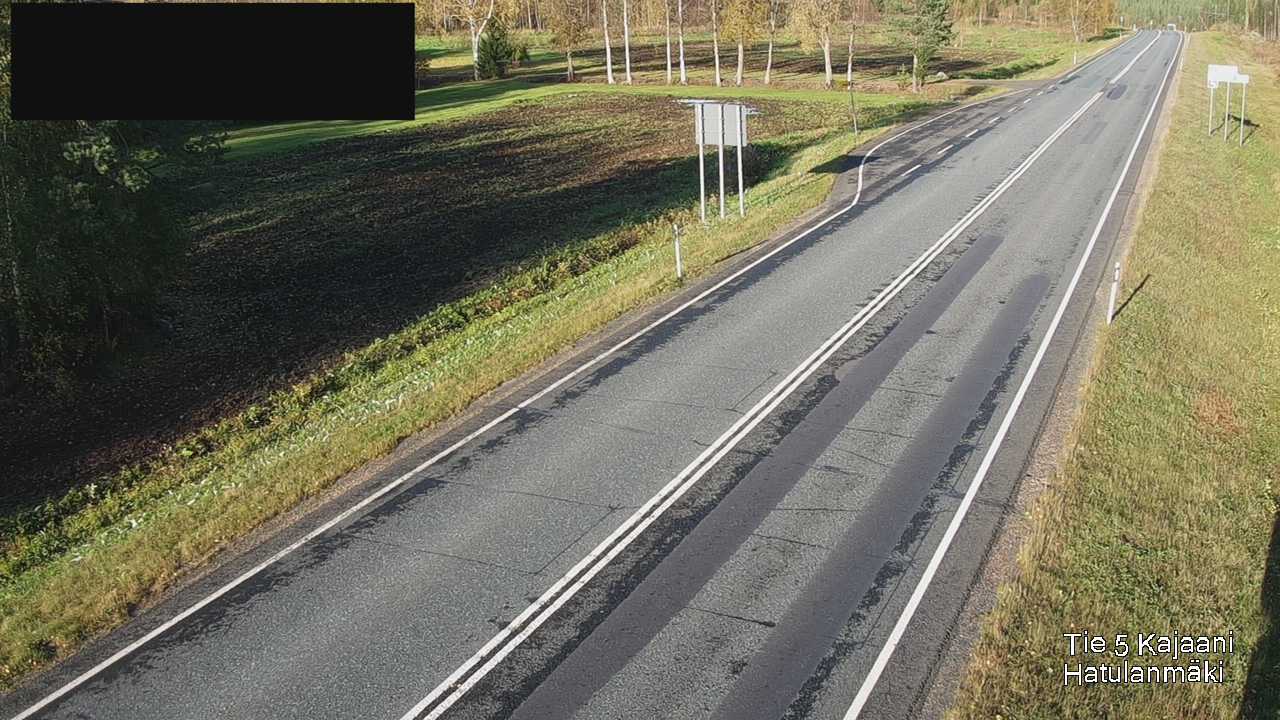 Weather Camera Image Väg 5 Kajanus, Hatulanmäki, Kajaani, Kainuu