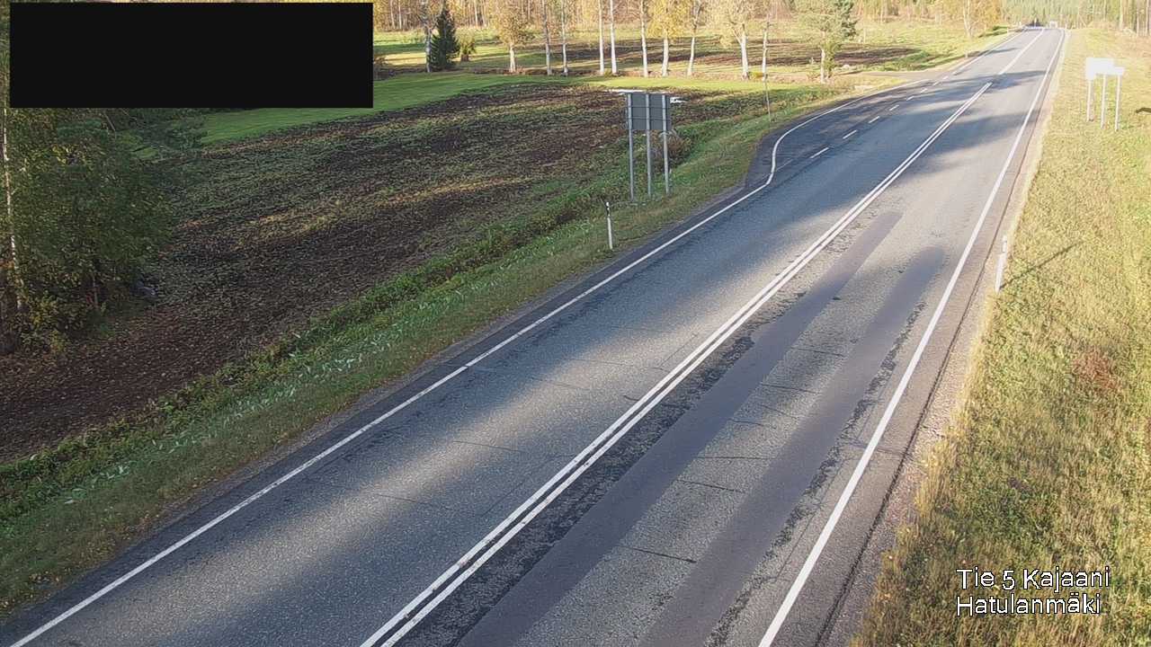 Weather Camera Image Väg 5 Kajanus, Hatulanmäki, Kajaani, Kainuu