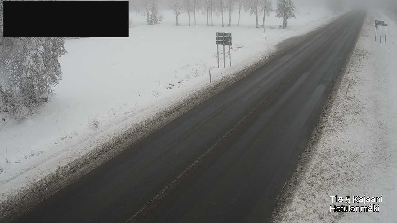 Weather Camera Image Väg 5 Kajanus, Hatulanmäki, Kajaani, Kainuu