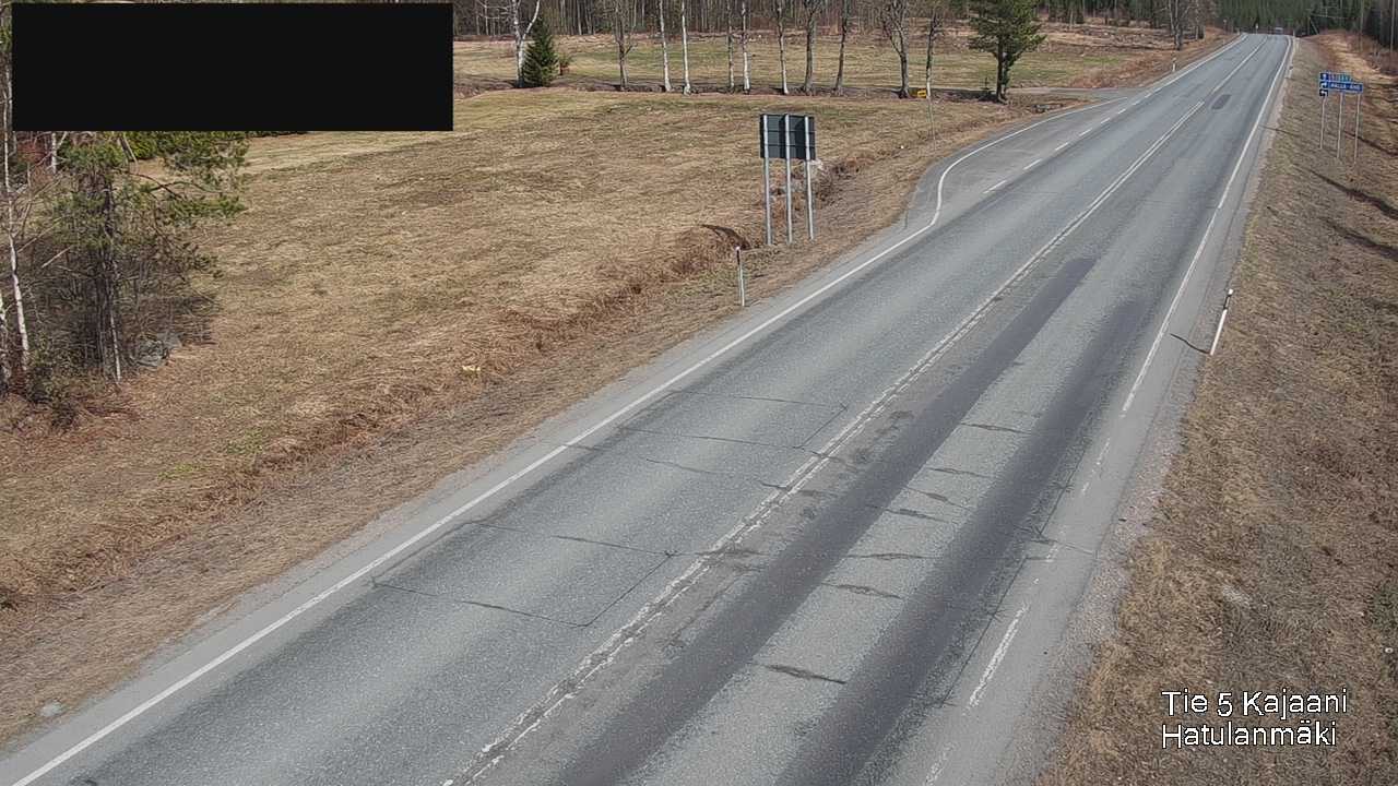 Weather Camera Image Road 5 Kajaani, Hatulanmäki, Kajaani, Kainuu