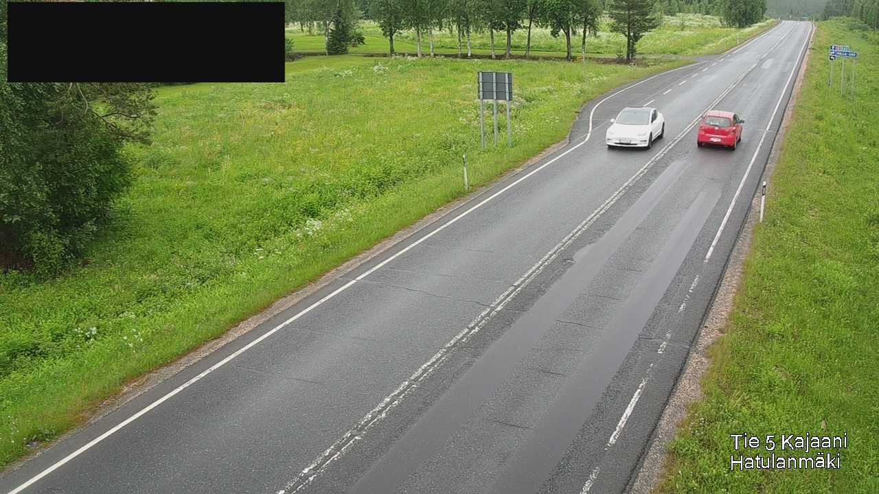 Weather Camera Image Väg 5 Kajanus, Hatulanmäki, Kajaani, Kainuu