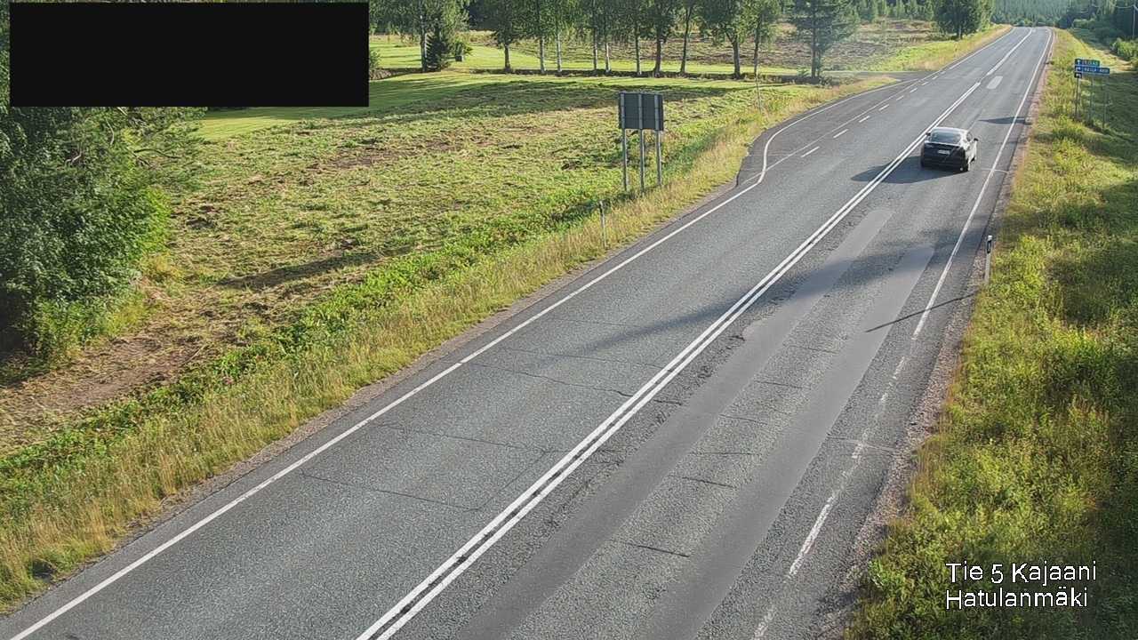 Weather Camera Image Road 5 Kajaani, Hatulanmäki, Kajaani, Kainuu