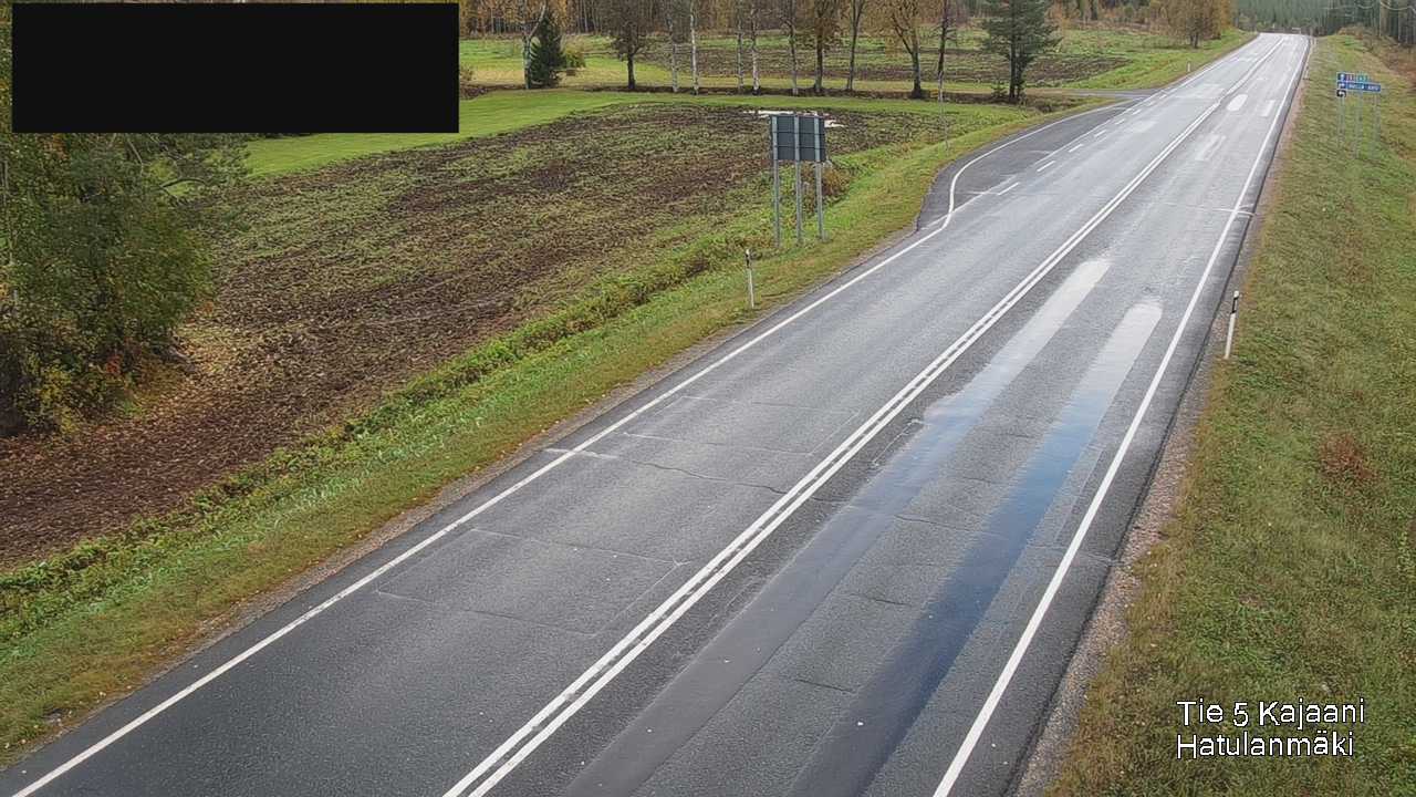 Weather Camera Image Väg 5 Kajanus, Hatulanmäki, Kajaani, Kainuu