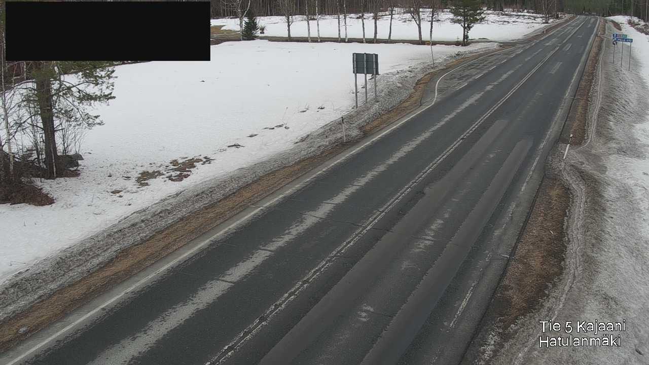 Weather Camera Image Väg 5 Kajanus, Hatulanmäki, Kajaani, Kainuu