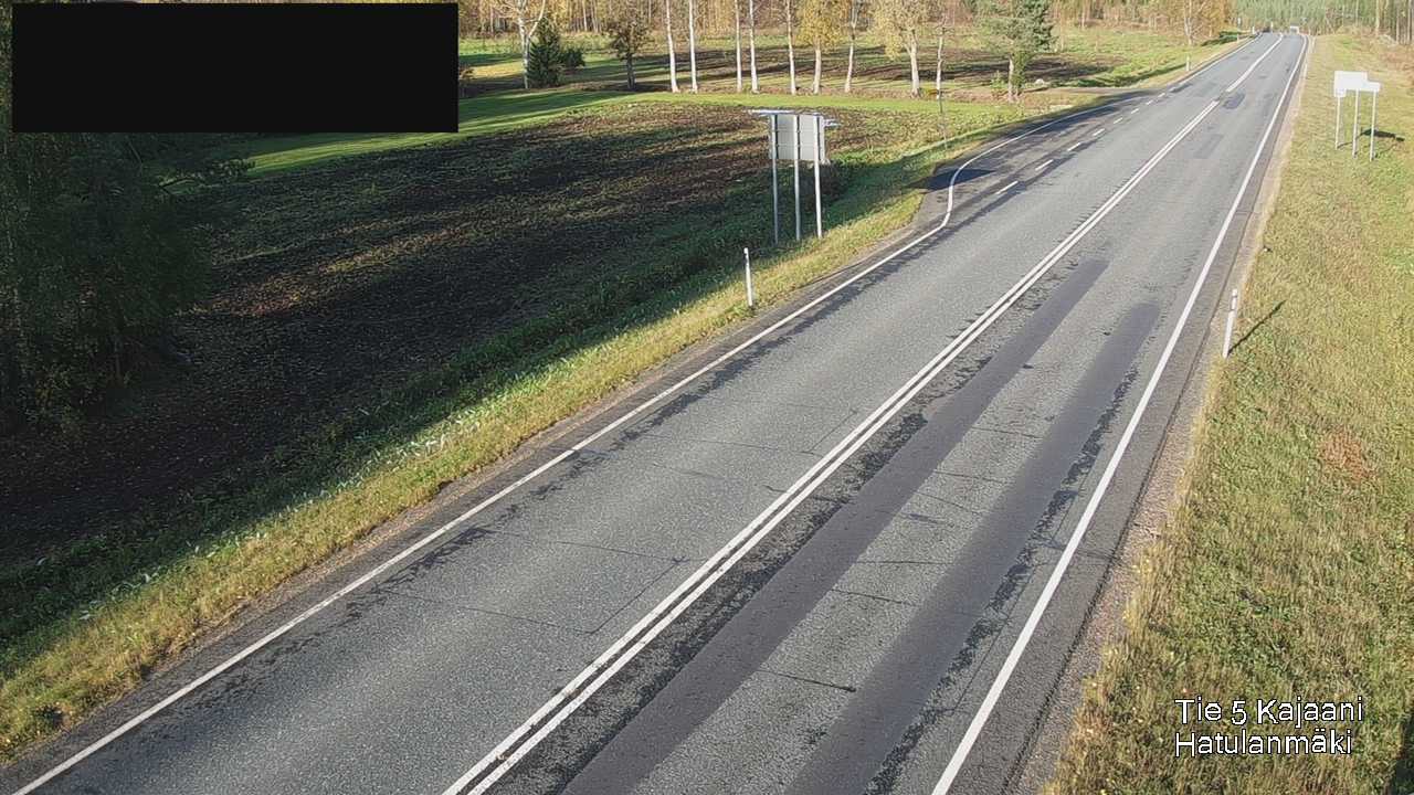 Weather Camera Image Väg 5 Kajanus, Hatulanmäki, Kajaani, Kainuu