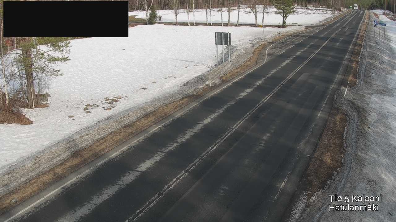 Weather Camera Image Väg 5 Kajanus, Hatulanmäki, Kajaani, Kainuu