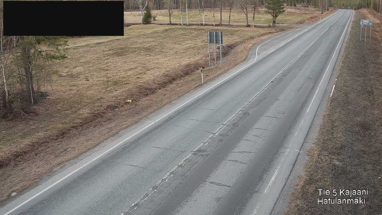 Weather Camera Image Road 5 Kajaani, Hatulanmäki, Kajaani, Kainuu