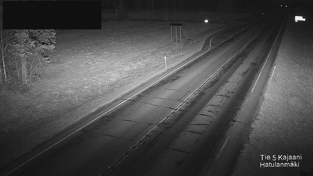 Weather Camera Image Road 5 Kajaani, Hatulanmäki, Kajaani, Kainuu