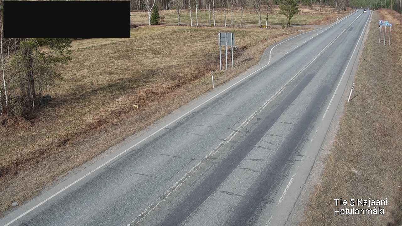 Weather Camera Image Road 5 Kajaani, Hatulanmäki, Kajaani, Kainuu
