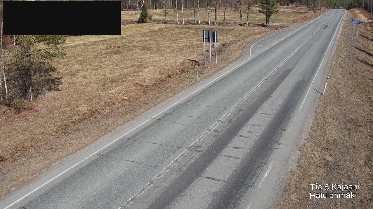 Weather Camera Image Road 5 Kajaani, Hatulanmäki, Kajaani, Kainuu