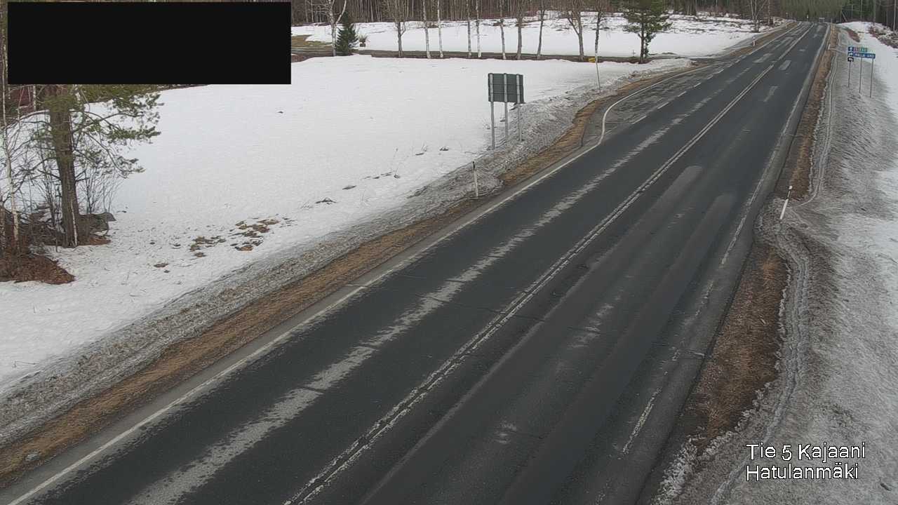Weather Camera Image Väg 5 Kajanus, Hatulanmäki, Kajaani, Kainuu