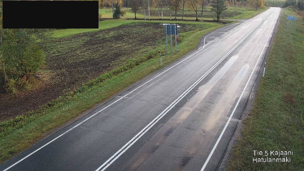 Weather Camera Image Väg 5 Kajanus, Hatulanmäki, Kajaani, Kainuu