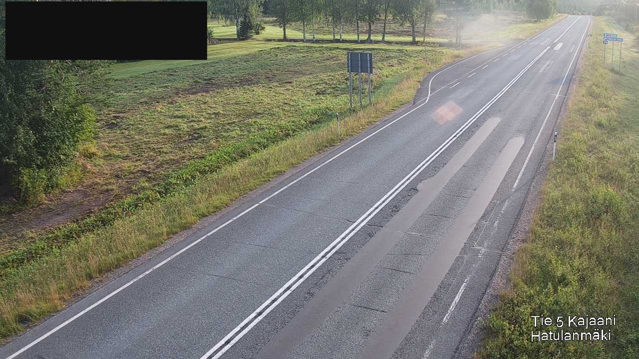 Weather Camera Image Väg 5 Kajanus, Hatulanmäki, Kajaani, Kainuu