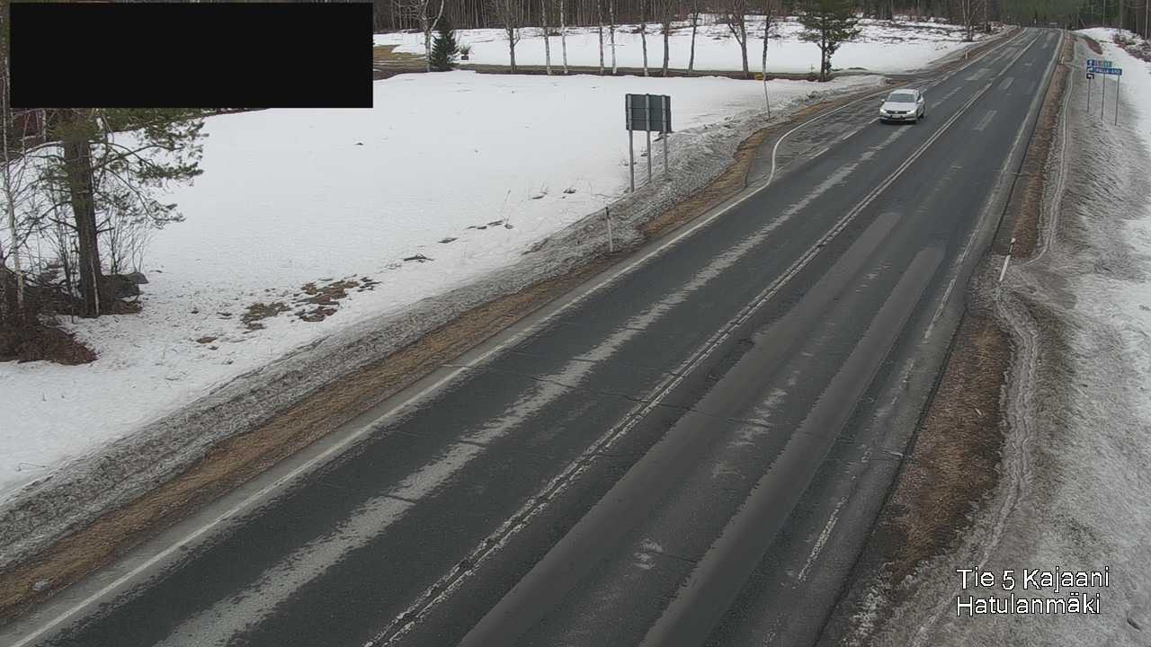 Weather Camera Image Väg 5 Kajanus, Hatulanmäki, Kajaani, Kainuu