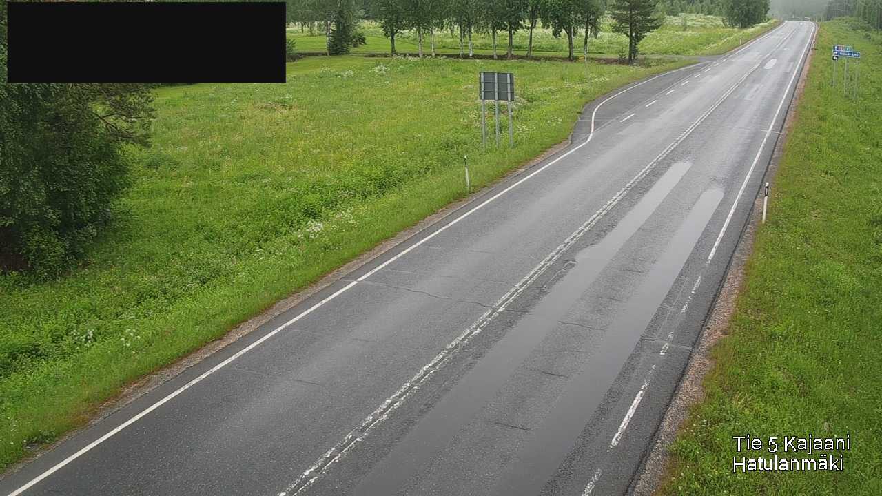 Weather Camera Image Väg 5 Kajanus, Hatulanmäki, Kajaani, Kainuu