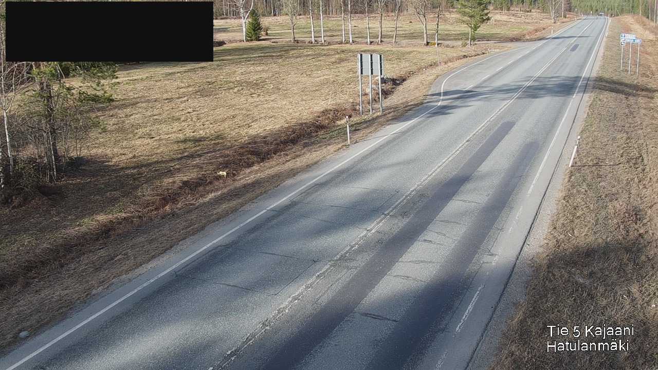 Weather Camera Image Road 5 Kajaani, Hatulanmäki, Kajaani, Kainuu