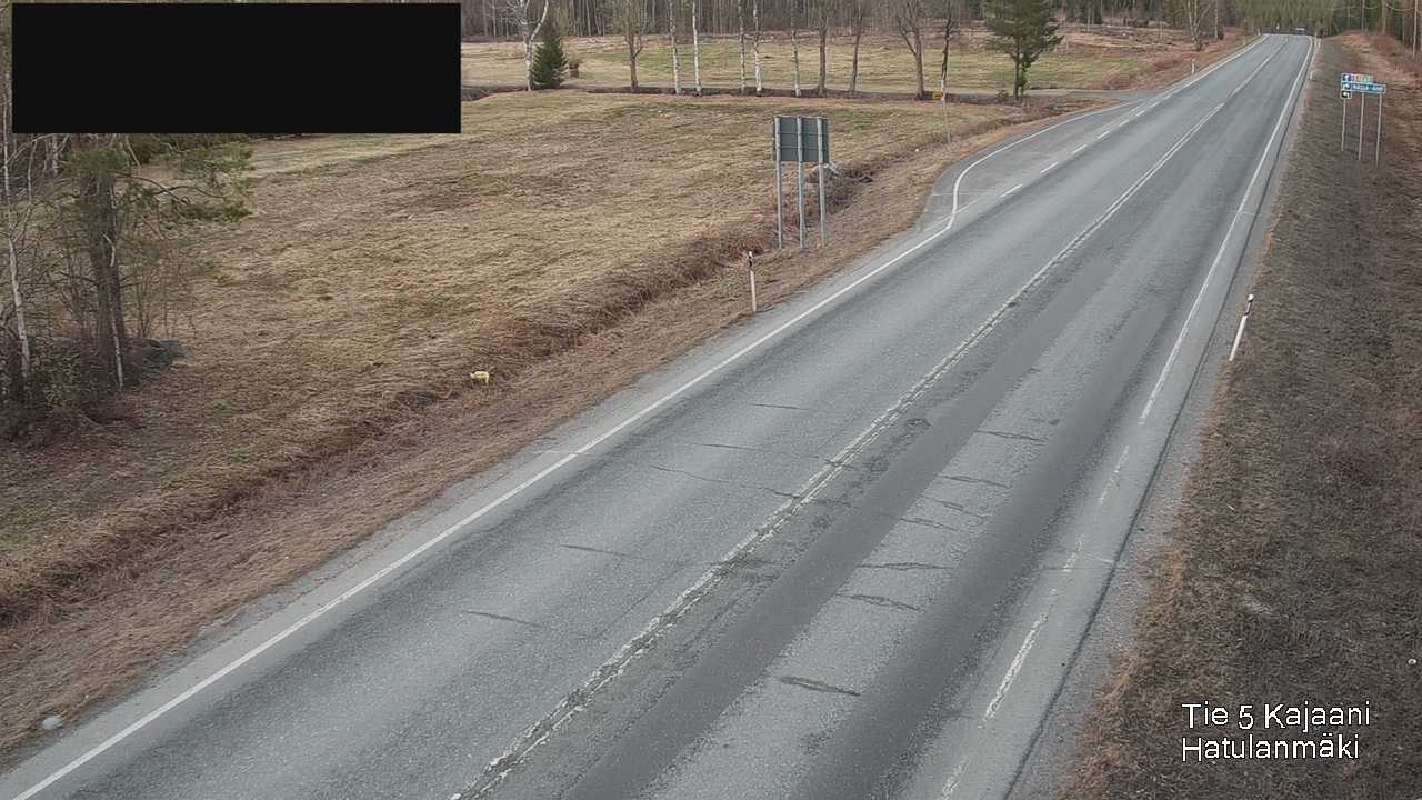 Weather Camera Image Road 5 Kajaani, Hatulanmäki, Kajaani, Kainuu