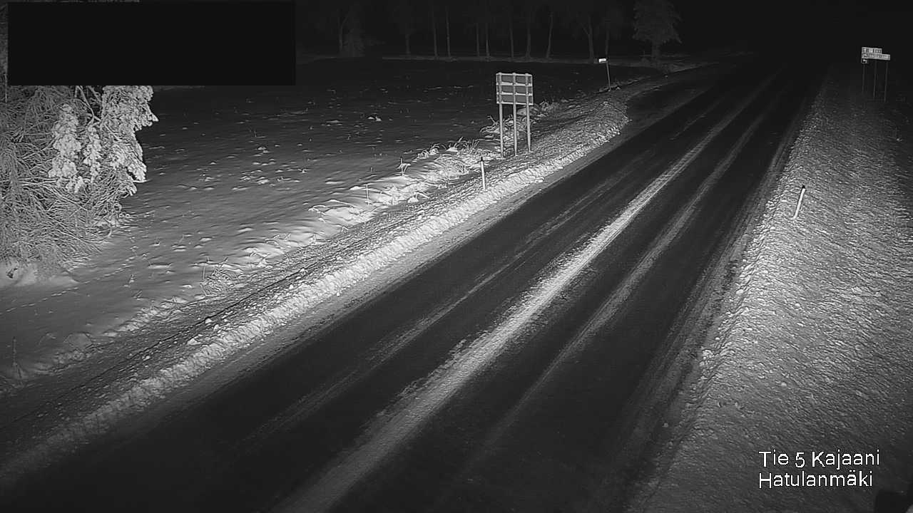 Weather Camera Image Väg 5 Kajanus, Hatulanmäki, Kajaani, Kainuu