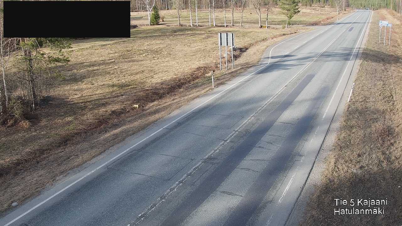 Weather Camera Image Road 5 Kajaani, Hatulanmäki, Kajaani, Kainuu