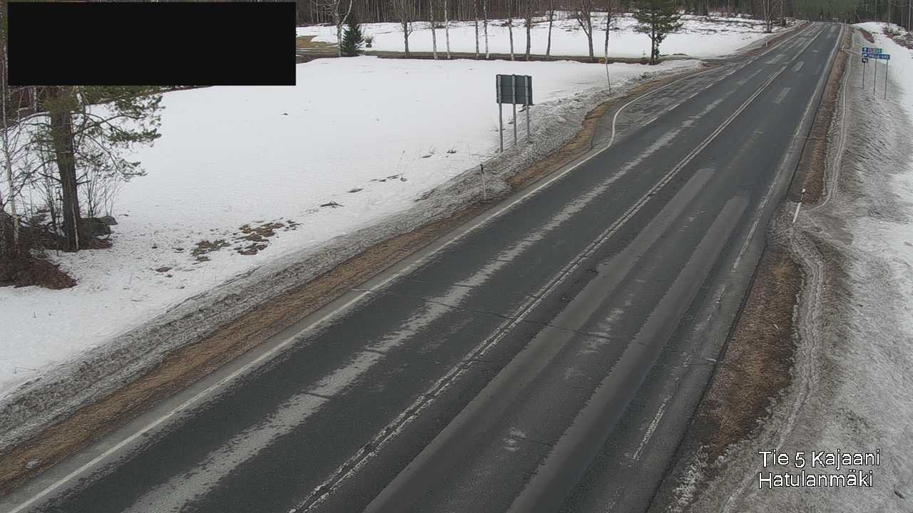 Weather Camera Image Väg 5 Kajanus, Hatulanmäki, Kajaani, Kainuu