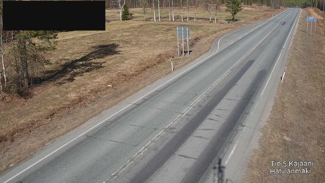 Weather Camera Image Road 5 Kajaani, Hatulanmäki, Kajaani, Kainuu