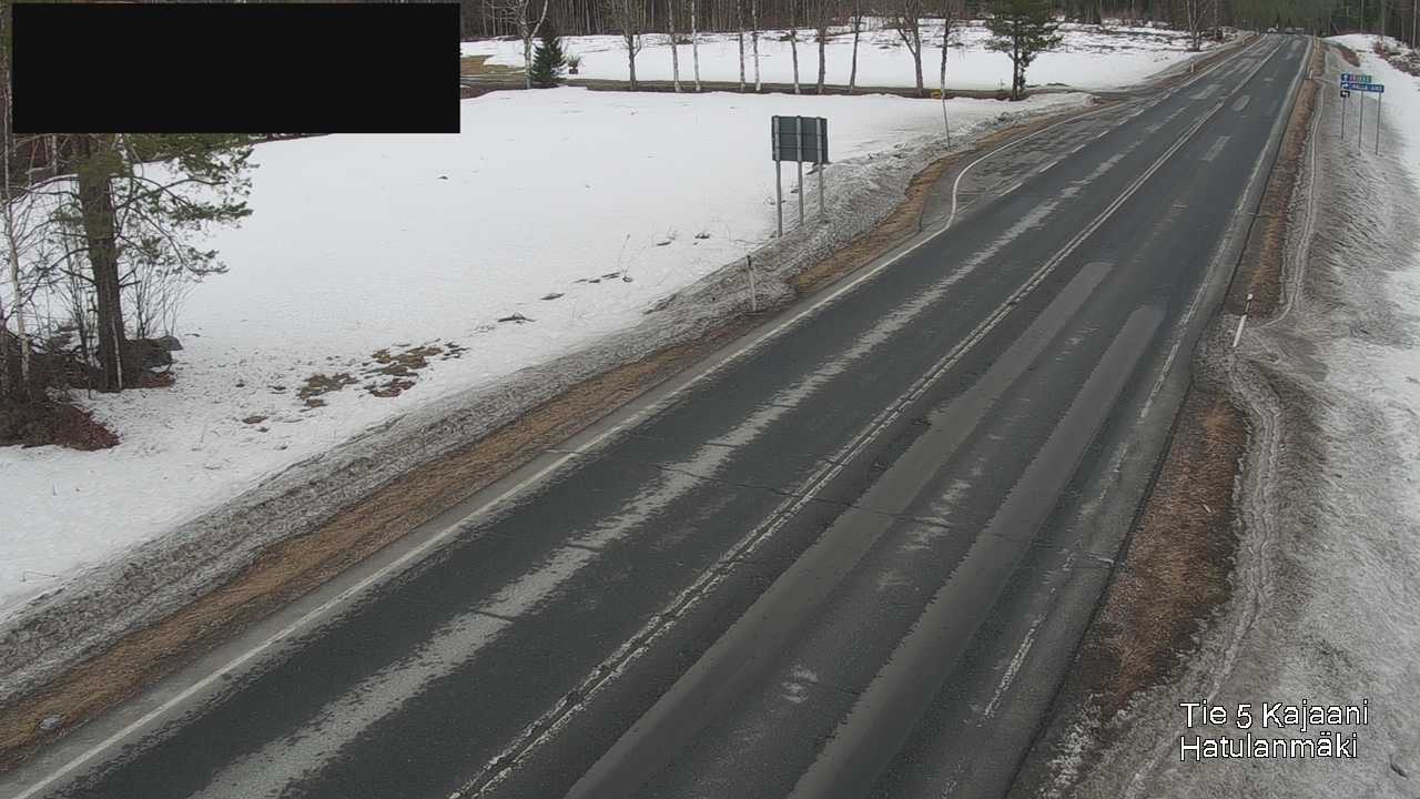 Weather Camera Image Väg 5 Kajanus, Hatulanmäki, Kajaani, Kainuu