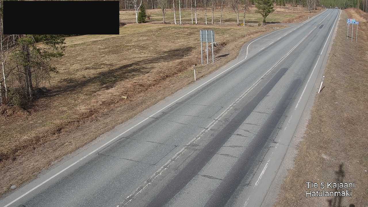Weather Camera Image Road 5 Kajaani, Hatulanmäki, Kajaani, Kainuu