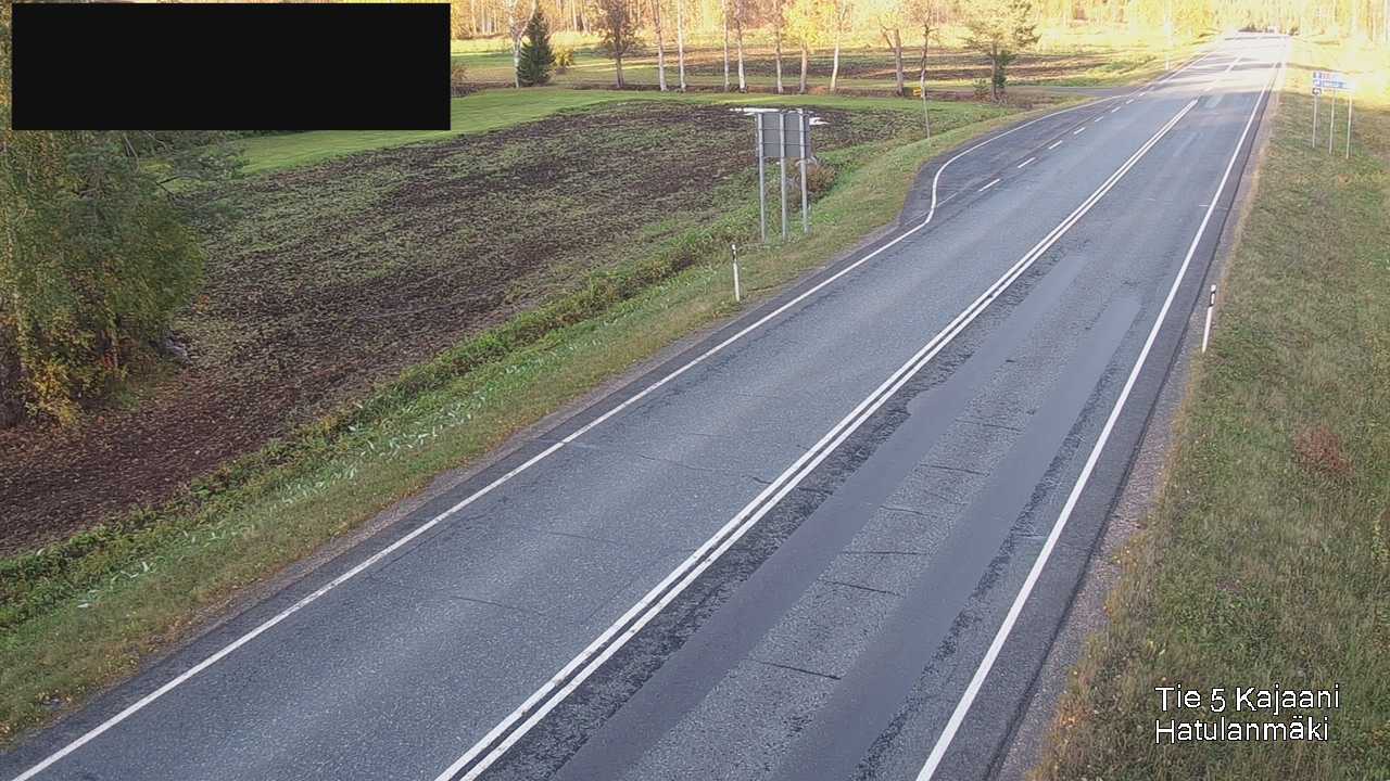 Weather Camera Image Väg 5 Kajanus, Hatulanmäki, Kajaani, Kainuu