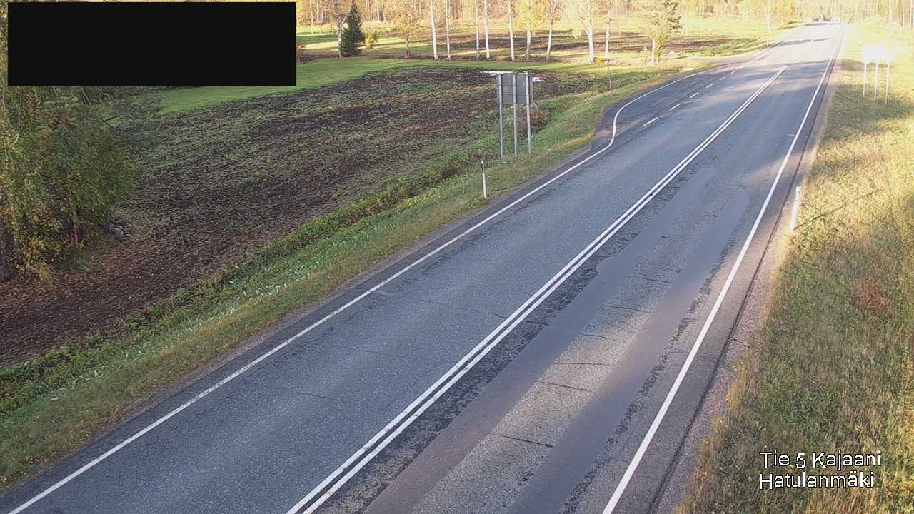 Weather Camera Image Väg 5 Kajanus, Hatulanmäki, Kajaani, Kainuu