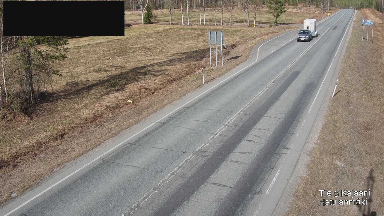 Weather Camera Image Road 5 Kajaani, Hatulanmäki, Kajaani, Kainuu