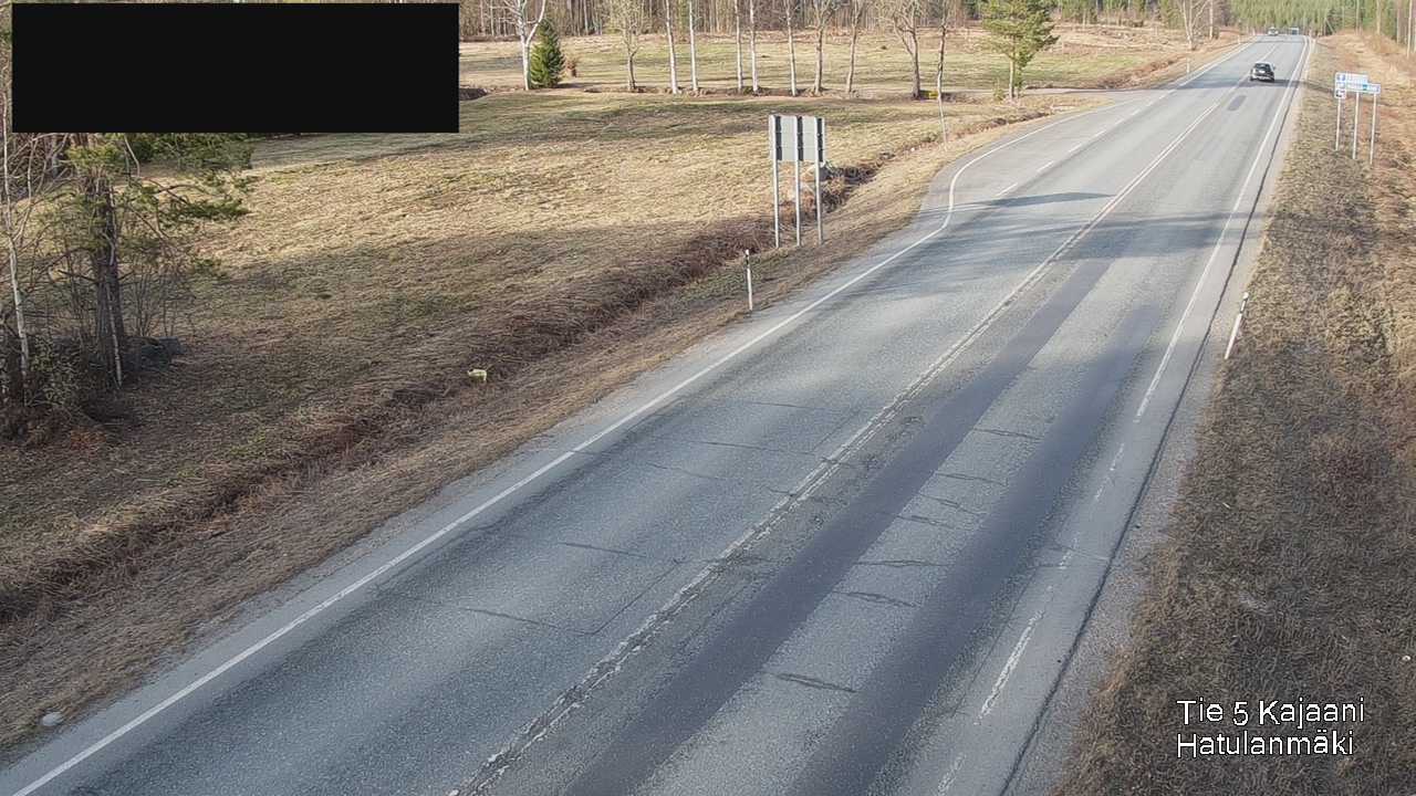 Weather Camera Image Road 5 Kajaani, Hatulanmäki, Kajaani, Kainuu