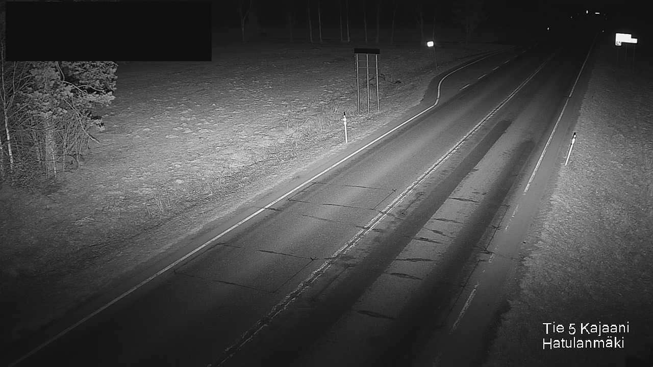 Weather Camera Image Väg 5 Kajanus, Hatulanmäki, Kajaani, Kainuu