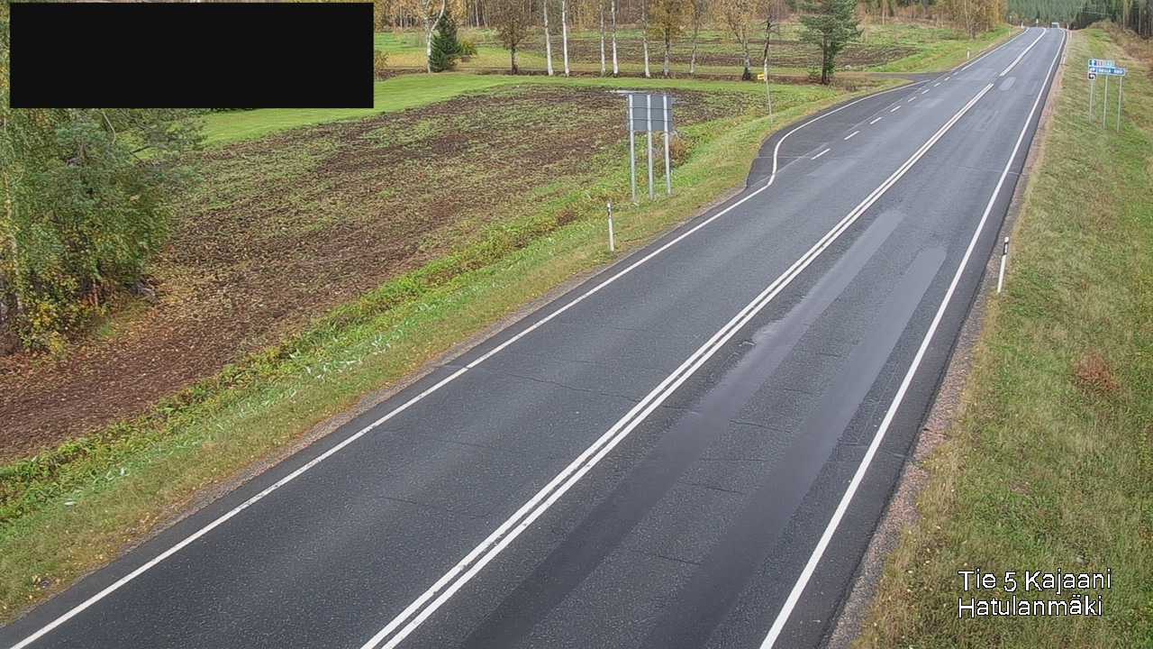 Weather Camera Image Väg 5 Kajanus, Hatulanmäki, Kajaani, Kainuu