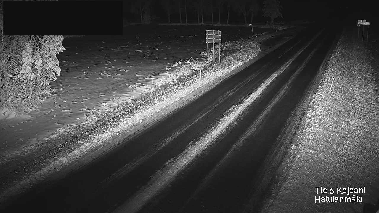 Weather Camera Image Väg 5 Kajanus, Hatulanmäki, Kajaani, Kainuu