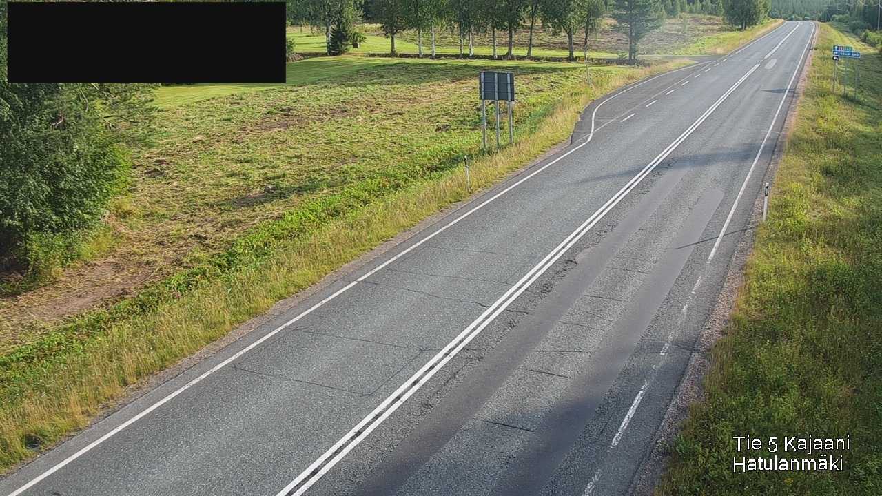 Weather Camera Image Road 5 Kajaani, Hatulanmäki, Kajaani, Kainuu