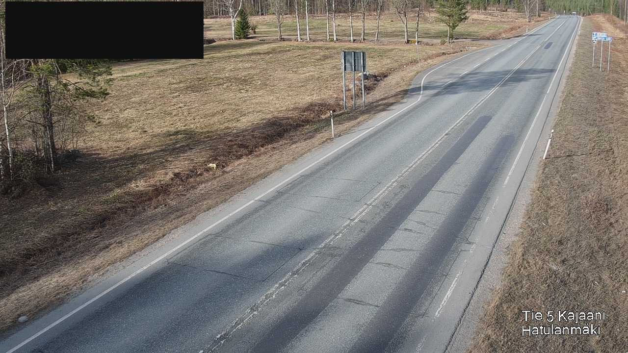 Weather Camera Image Road 5 Kajaani, Hatulanmäki, Kajaani, Kainuu