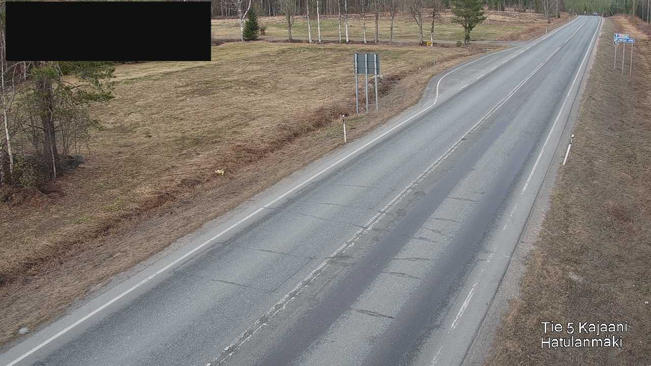 Weather Camera Image Road 5 Kajaani, Hatulanmäki, Kajaani, Kainuu