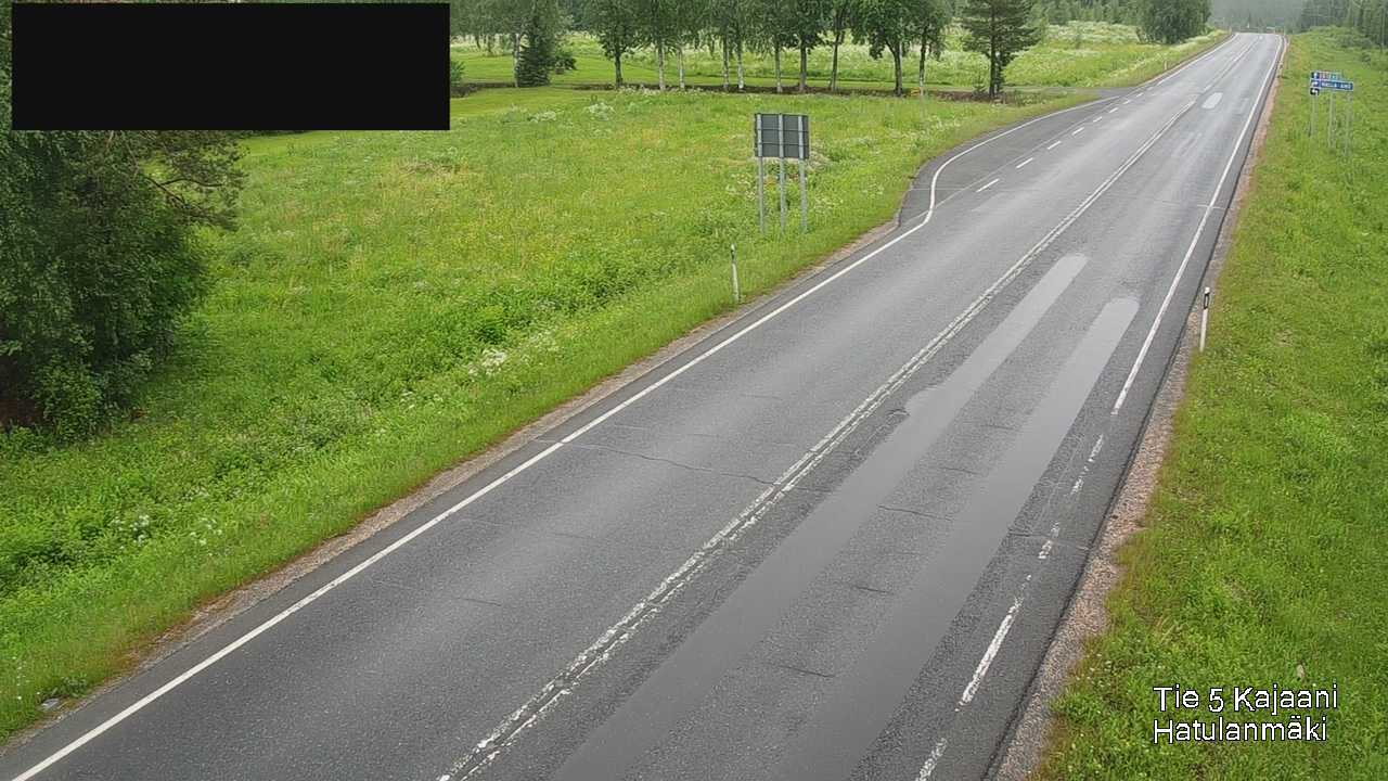 Weather Camera Image Väg 5 Kajanus, Hatulanmäki, Kajaani, Kainuu