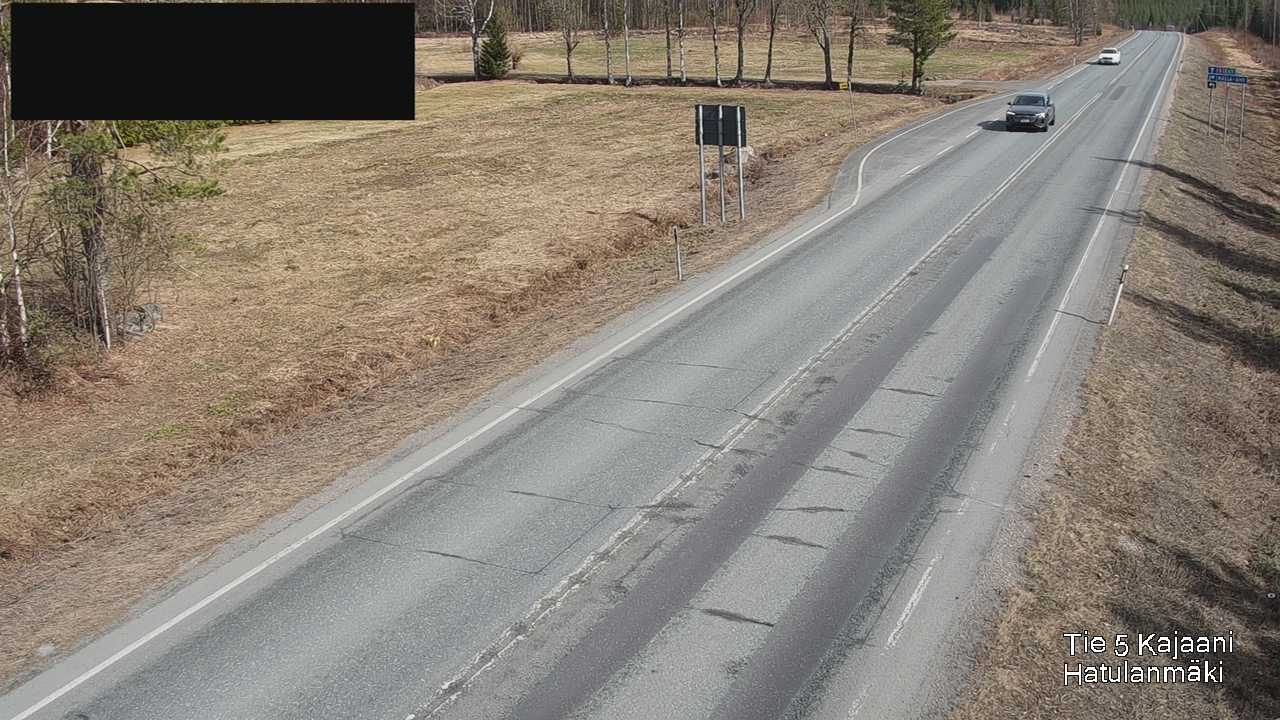 Weather Camera Image Road 5 Kajaani, Hatulanmäki, Kajaani, Kainuu