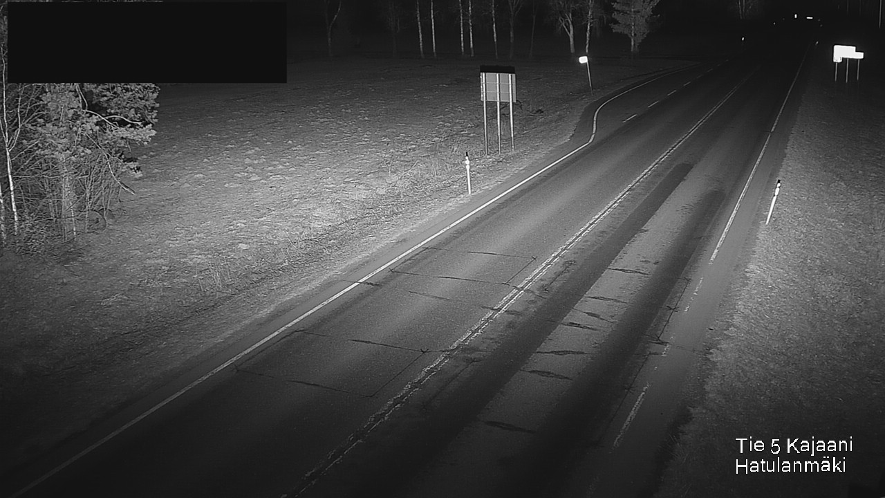 Weather Camera Image Väg 5 Kajanus, Hatulanmäki, Kajaani, Kainuu