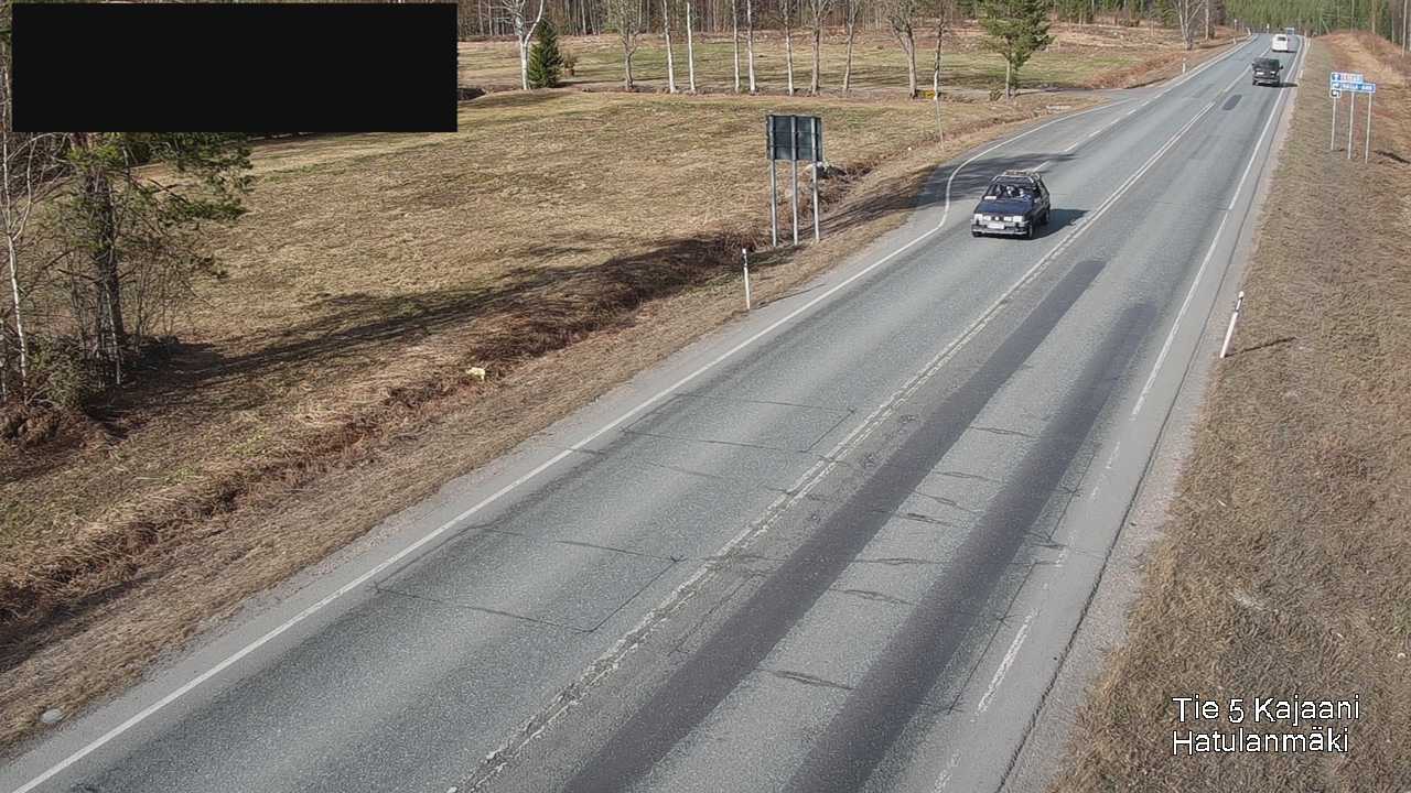 Weather Camera Image Road 5 Kajaani, Hatulanmäki, Kajaani, Kainuu