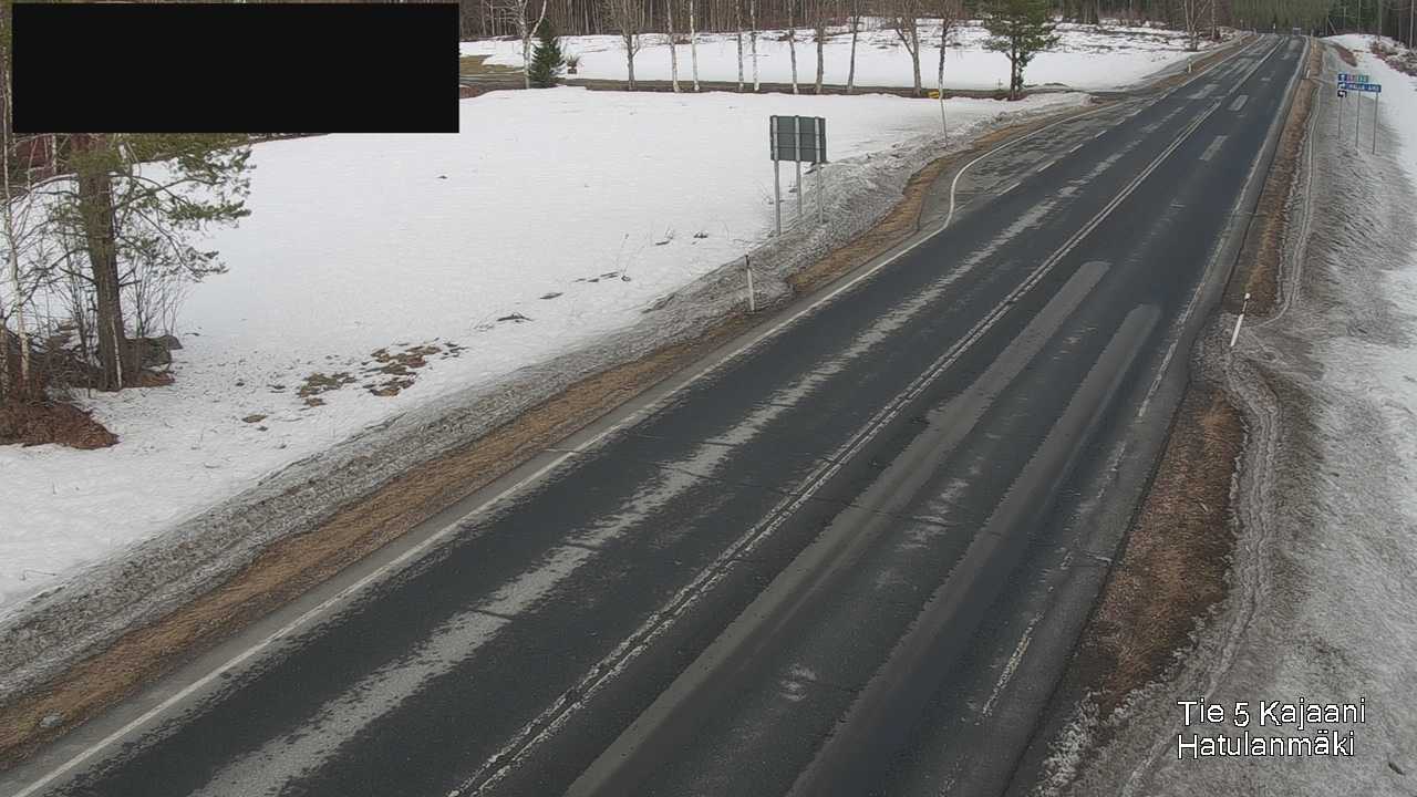 Weather Camera Image Väg 5 Kajanus, Hatulanmäki, Kajaani, Kainuu