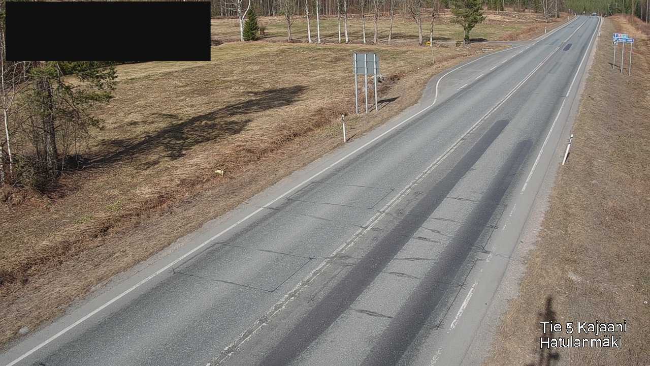 Weather Camera Image Road 5 Kajaani, Hatulanmäki, Kajaani, Kainuu