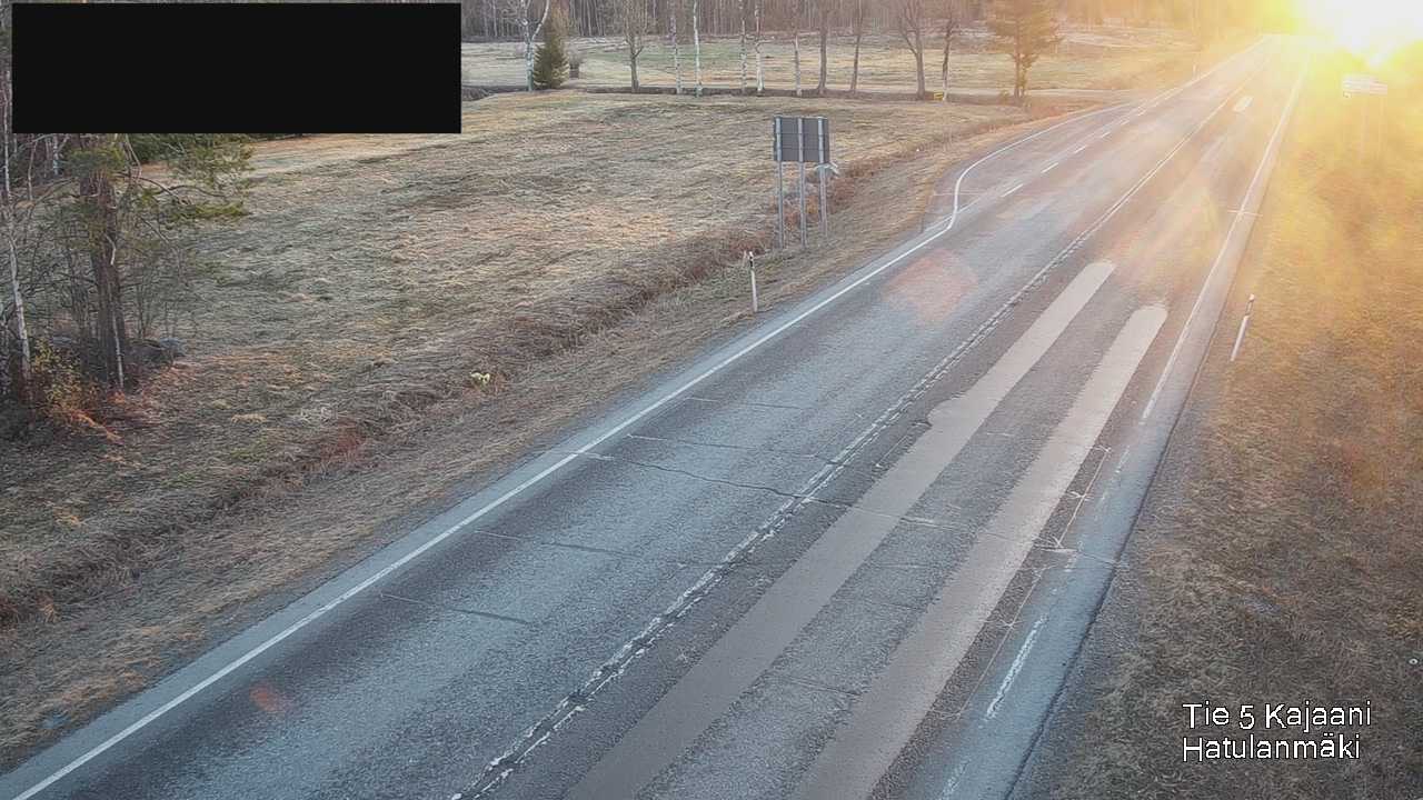 Weather Camera Image Road 5 Kajaani, Hatulanmäki, Kajaani, Kainuu