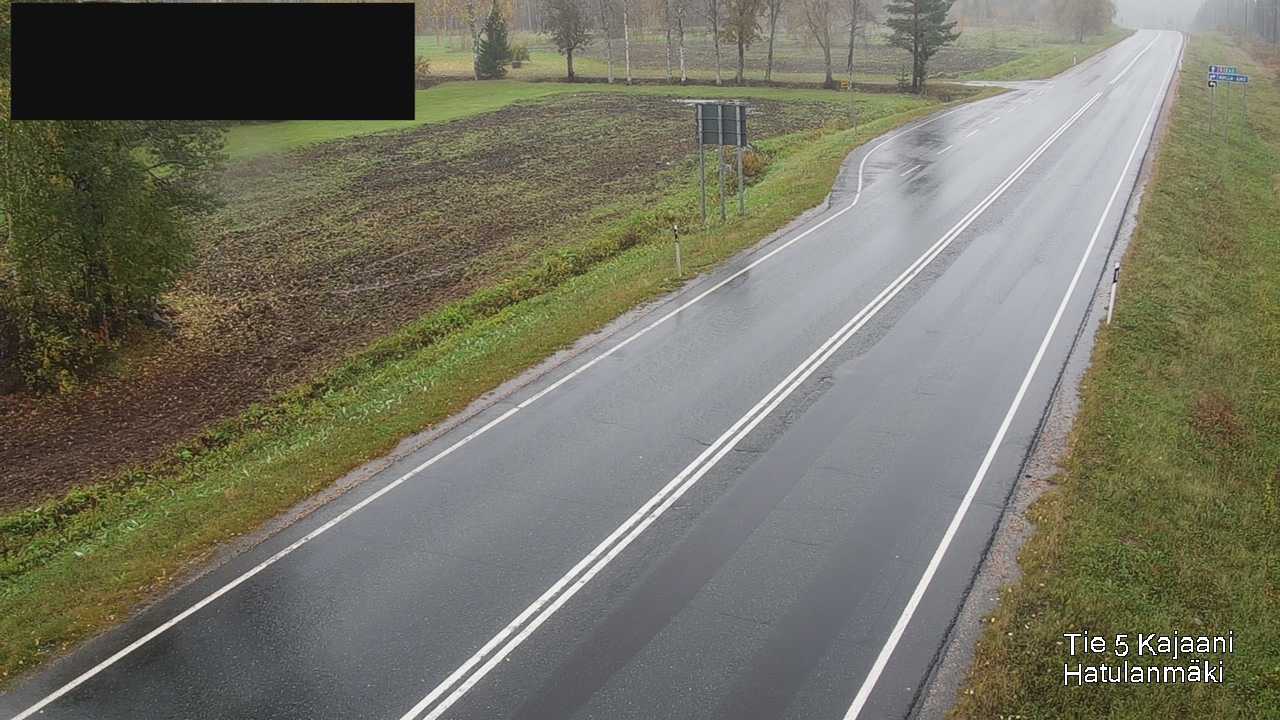 Weather Camera Image Väg 5 Kajanus, Hatulanmäki, Kajaani, Kainuu
